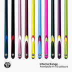 Jonny 8 Ball Inferno 2-piece graphite cue Cue + Case