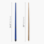 Jonny 8 Ball Blue Pro-Triad 48-inch 3-piece pool cue Cue + Case