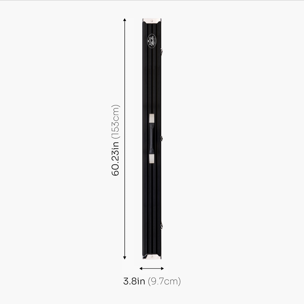 Baize Master Pro Line One Piece Aluminium Snooker Pool Cue Case - Holds Three 1 Piece Cues