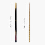 Jonny 8 Ball adjustable 57-inch 3-piece cue and hard case Cue + Case