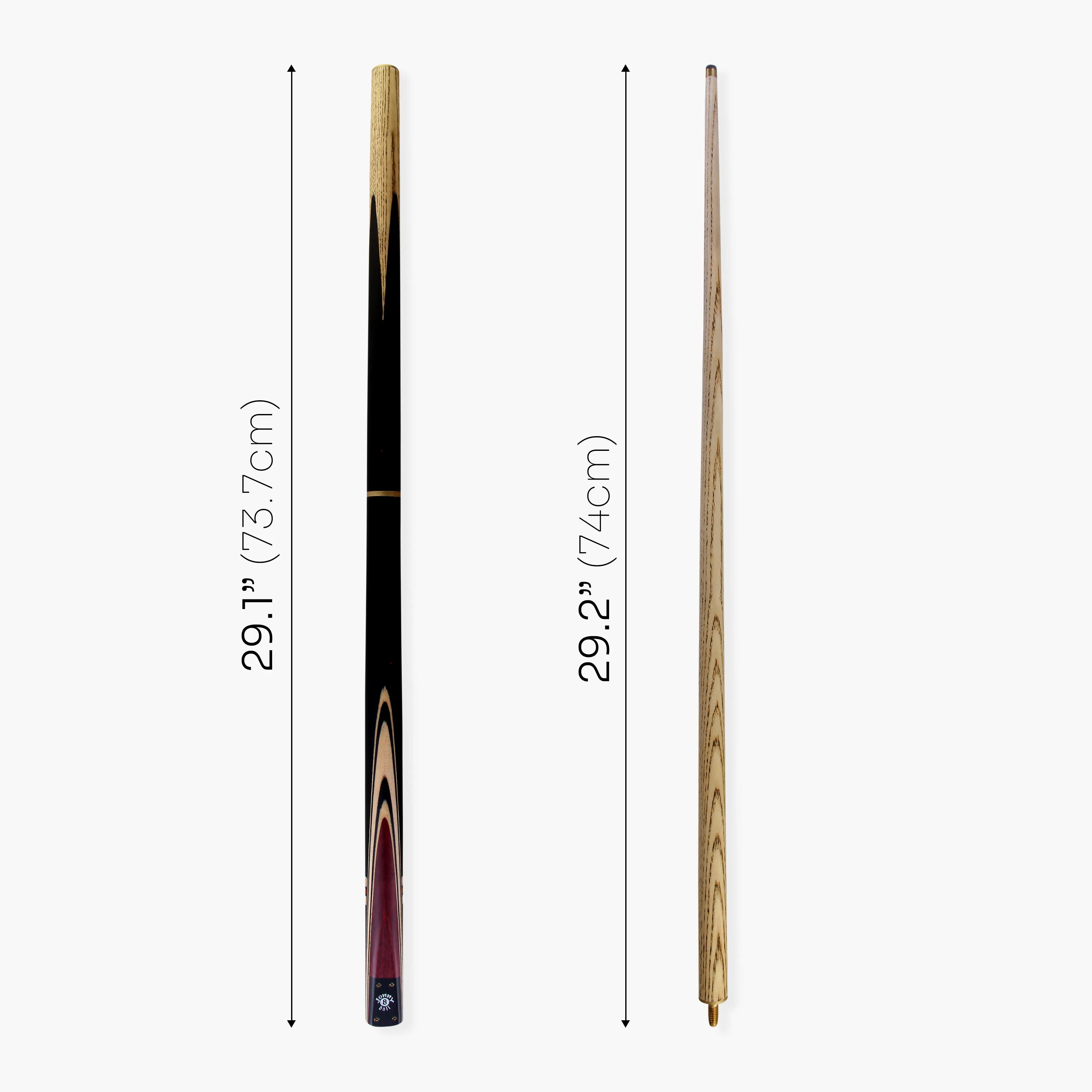 Jonny 8 Ball adjustable 57-inch 3-piece cue and hard case Cue + Case