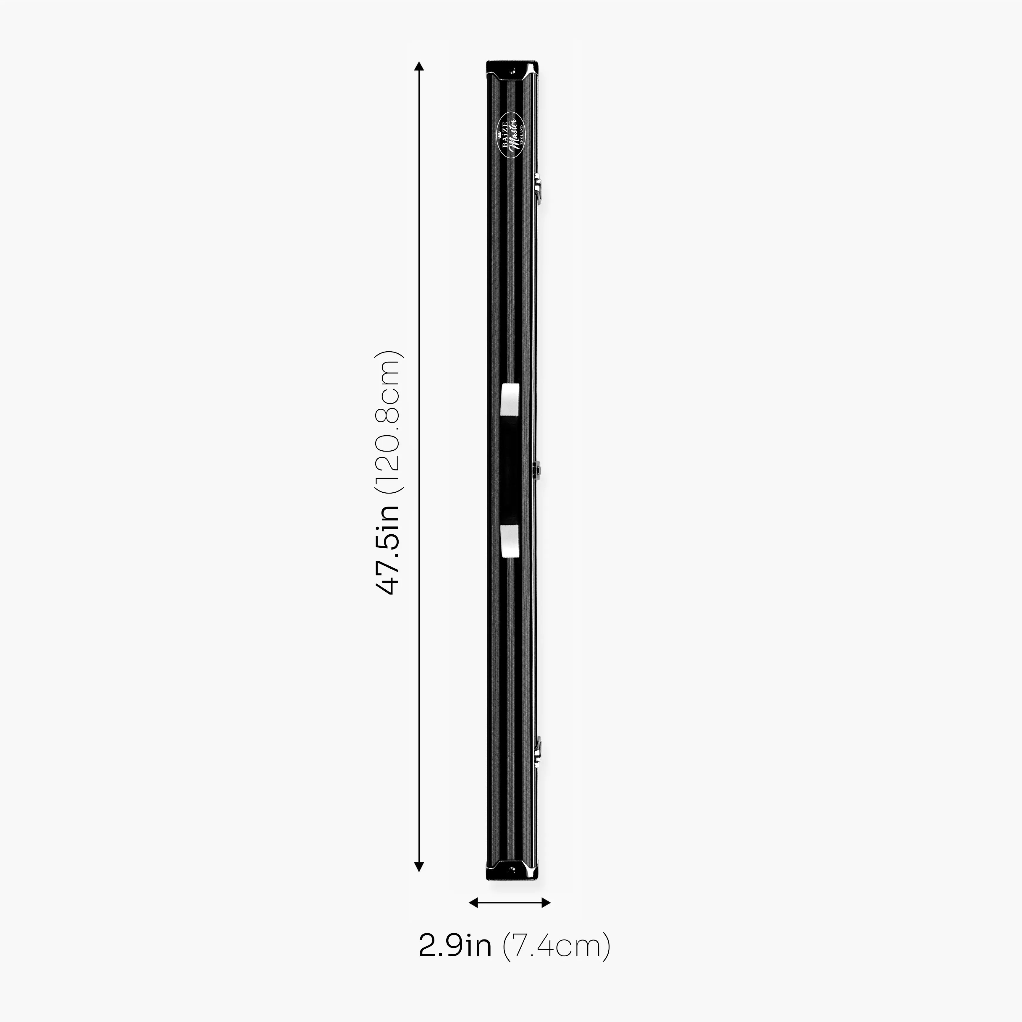 Baize Master Pro Line black 3/4 cue case Cue + Case