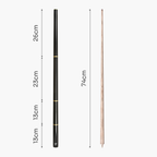Jonny 8 Ball Combi adjustable 5-piece cue Cue + Case