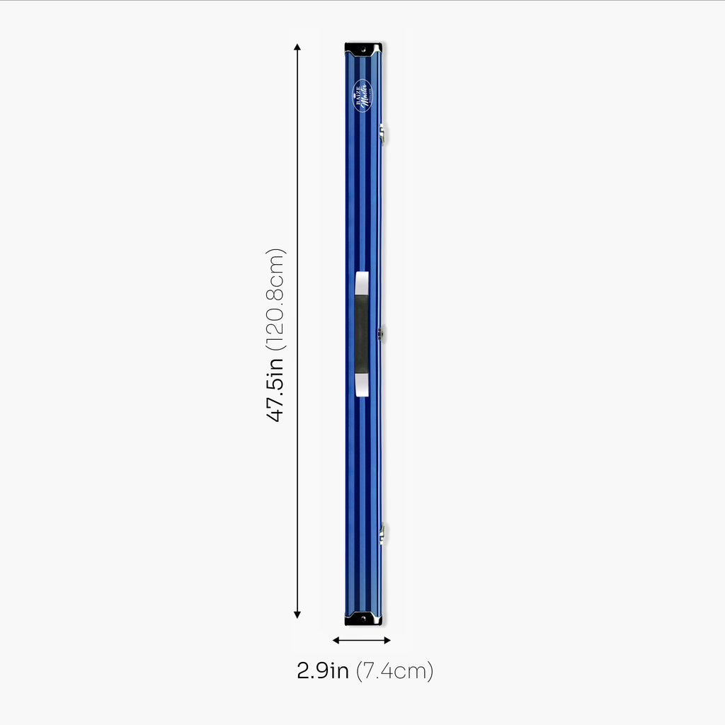 Baize Master Pro Line blue 3/4 cue case Cue + Case