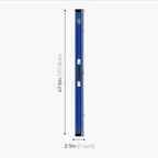 Baize Master Pro Line blue 3/4 cue case Cue + Case