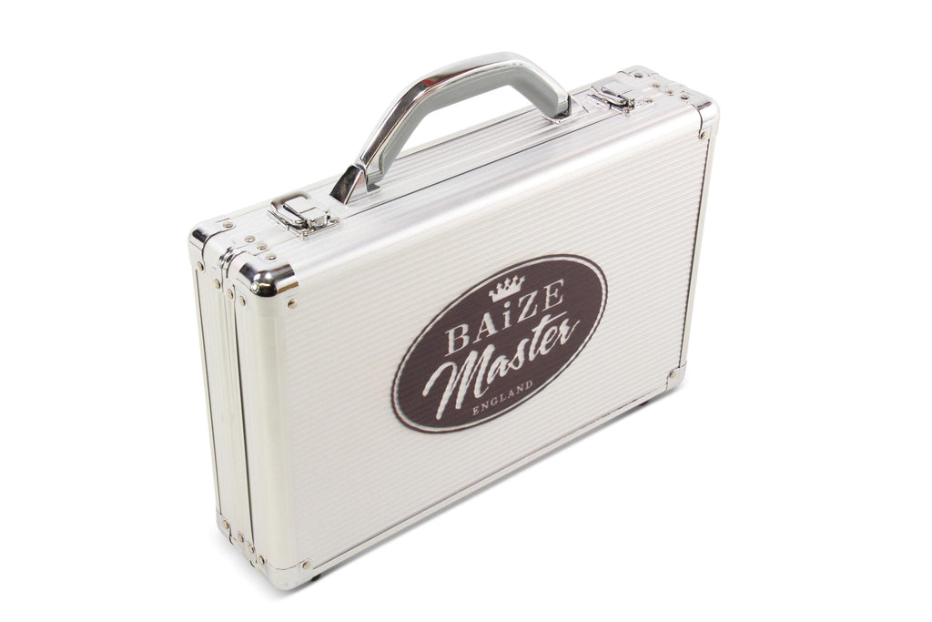 Baize Master silver snooker ball case - 22 balls Cue + Case