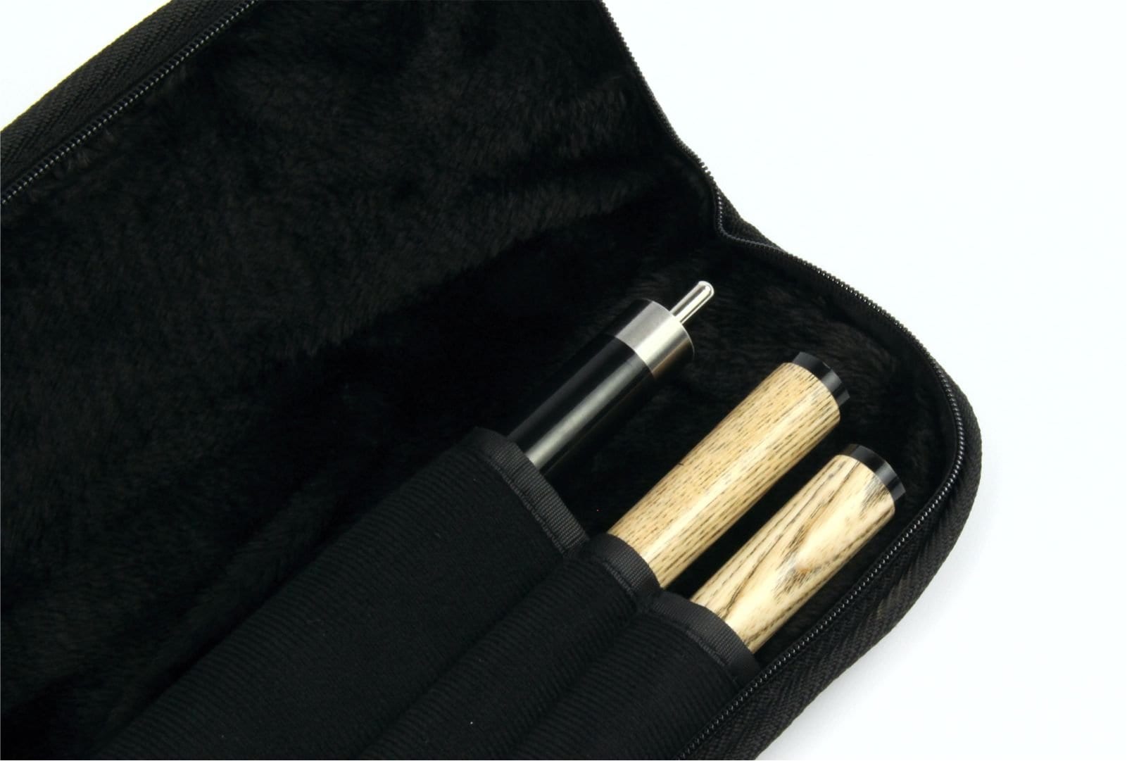 Baize Master fur-lined 2-piece cue case Cue + Case