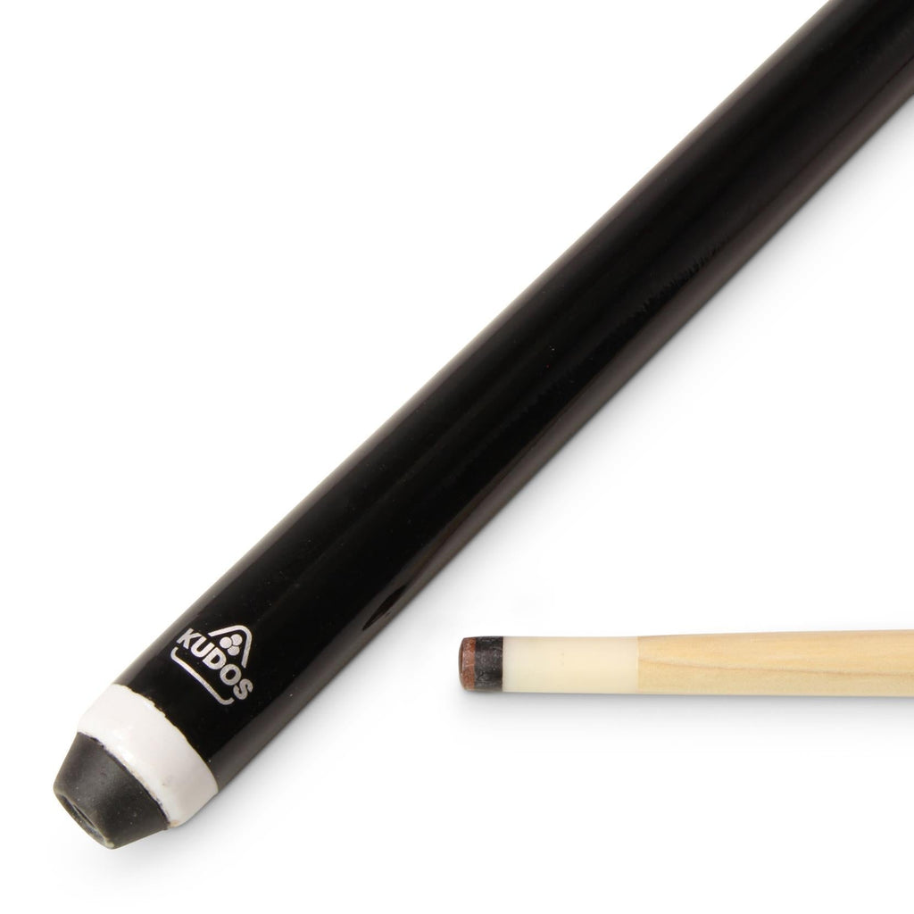Kudos 54-inch black butt economy 2-piece cue Cue + Case