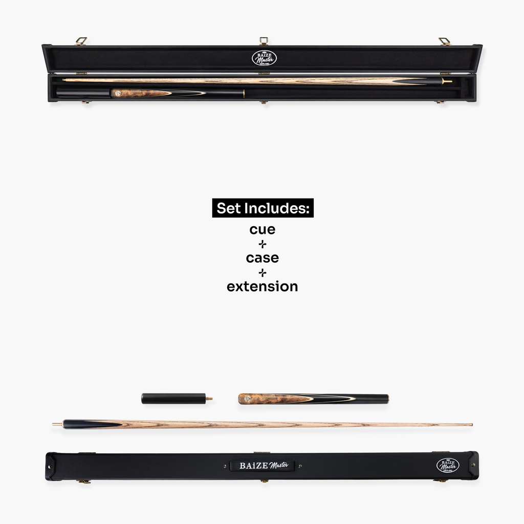 Baize Master Marble Marksman cue and case set Cue + Case