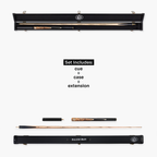 Baize Master Marble Marksman cue and case set Cue + Case