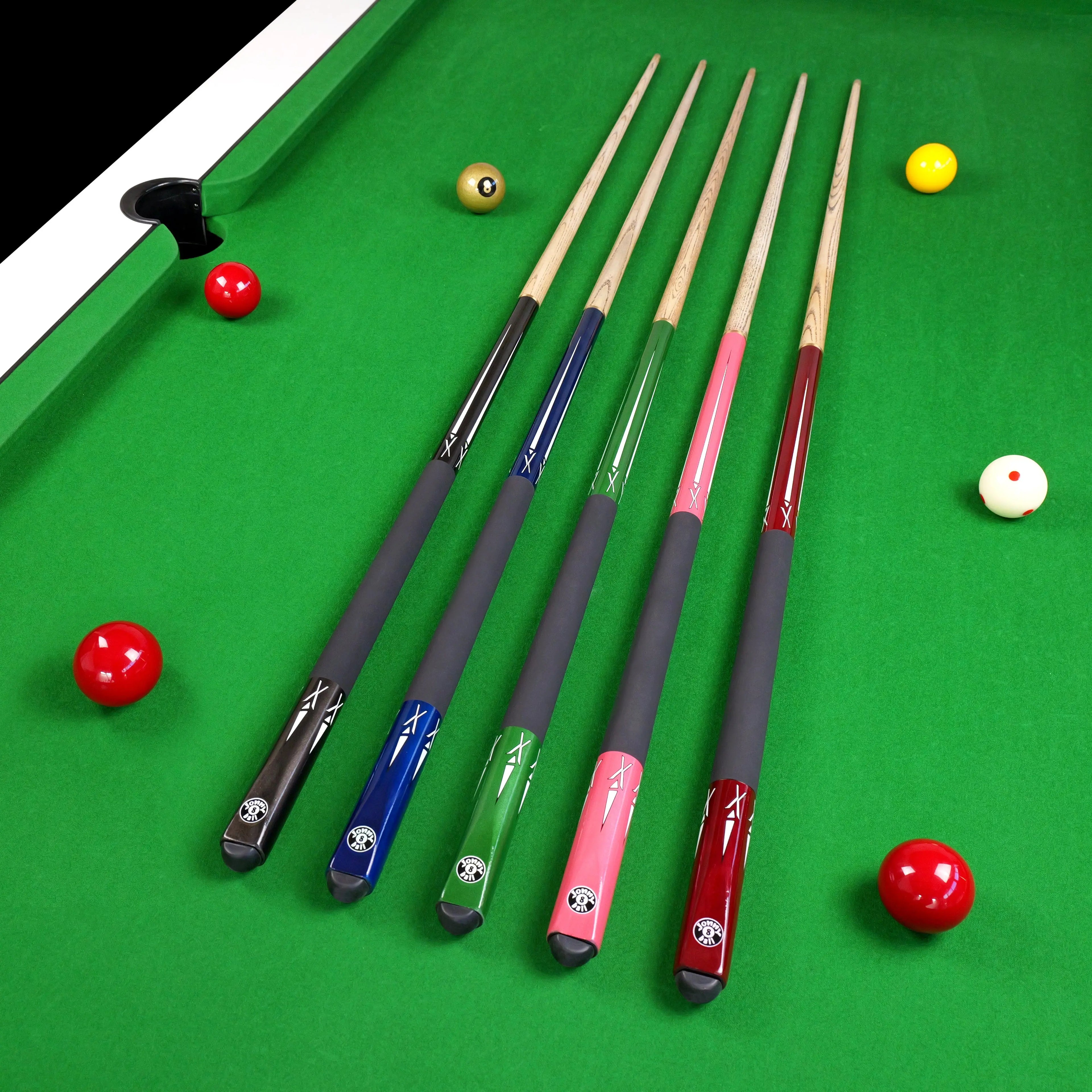 Jonny 8 Ball Pink Torpedo 48-inch cue and hard case Cue + Case