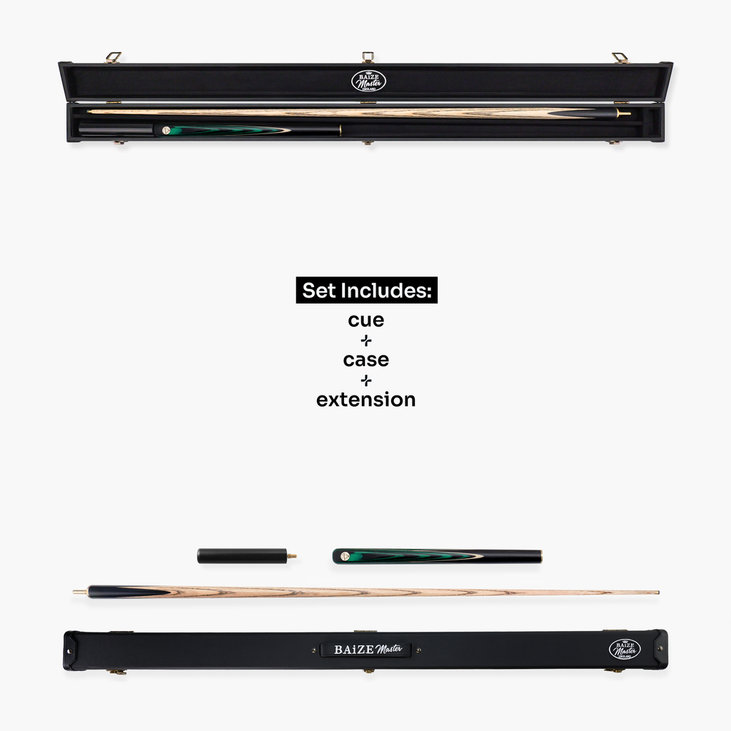 Baize Master Emerald Marksman cue and case set Cue + Case