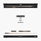 Baize Master Earthen Marksman cue and case set Cue + Case