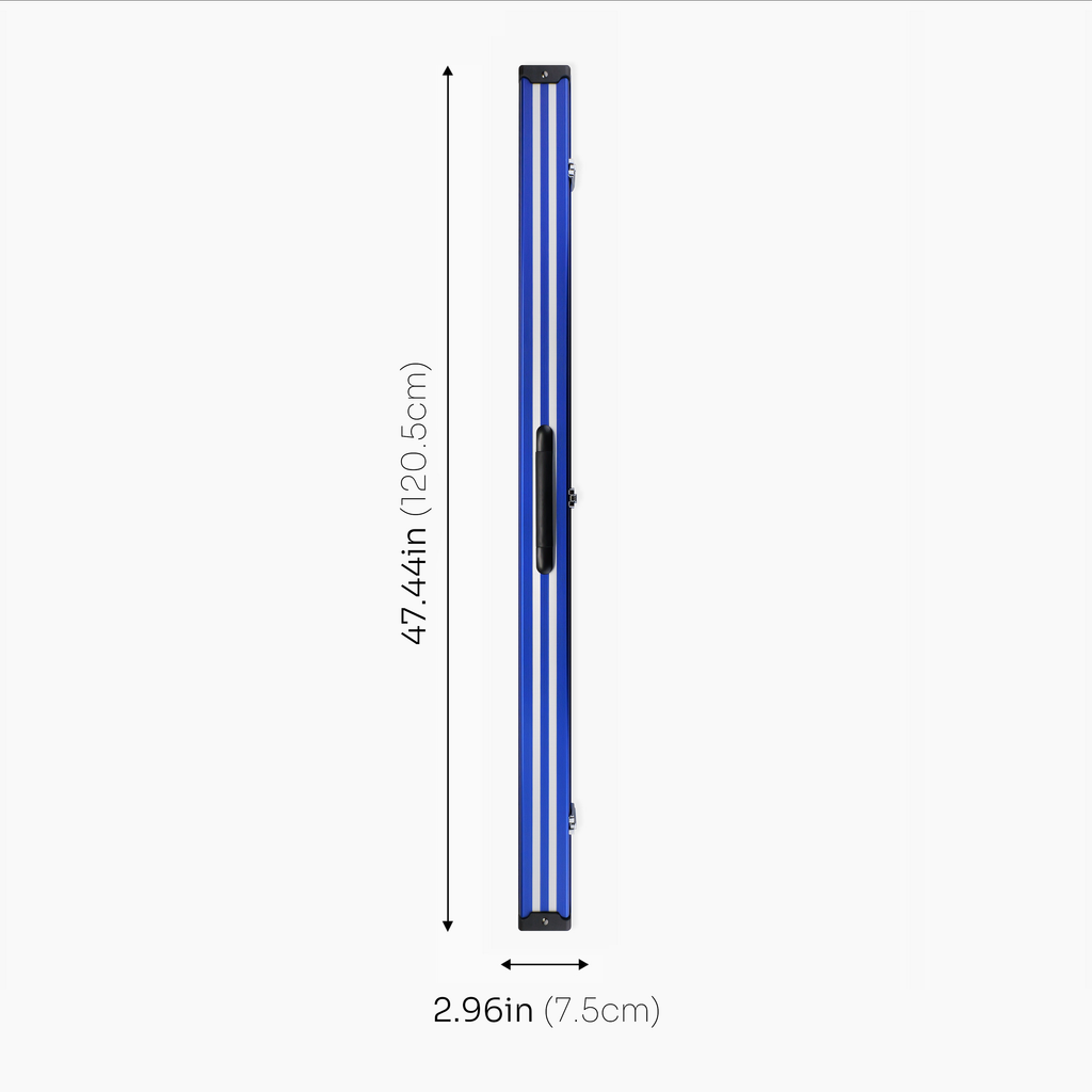 Silver Stripe Pro aluminium 3/4 cue case