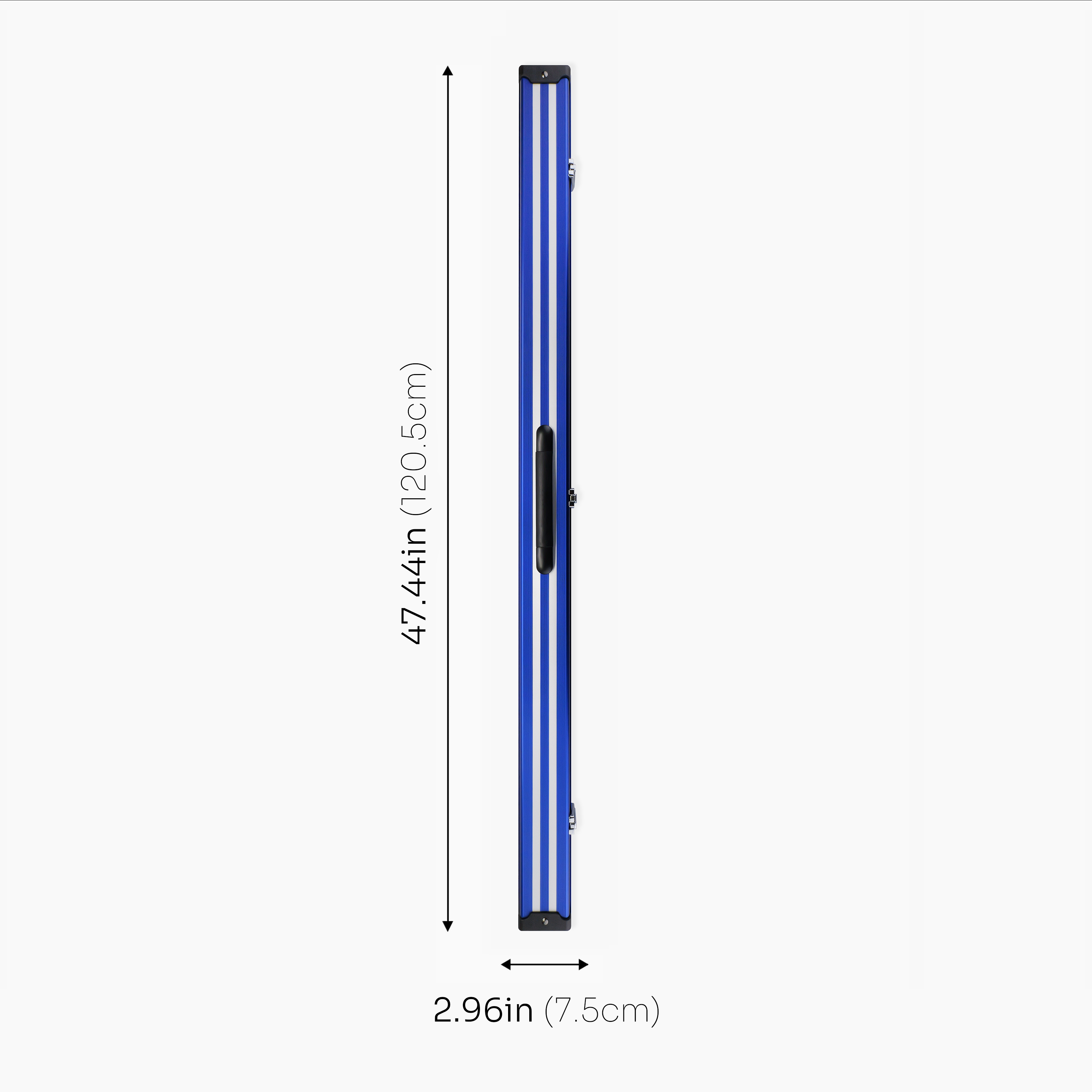 Silver Stripe Pro aluminium 3/4 cue case