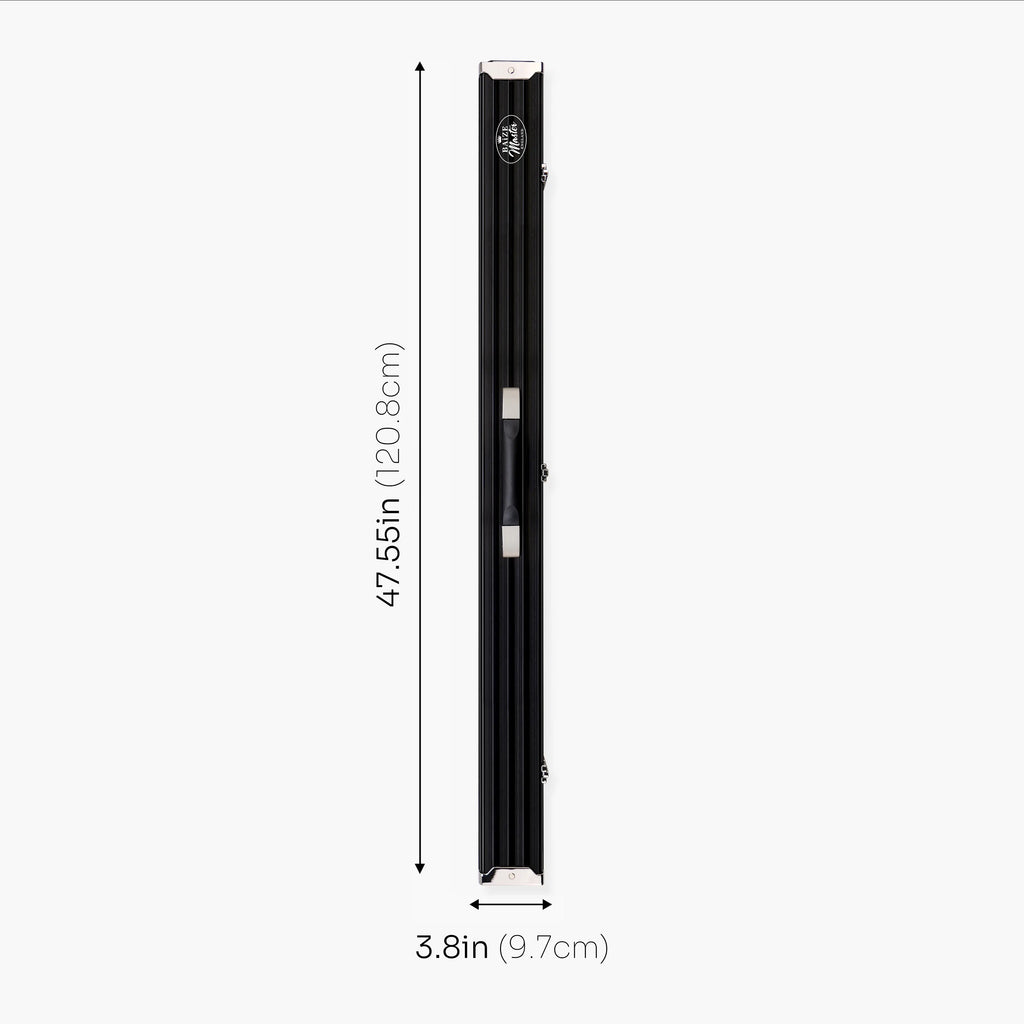 Baize Master Pro Line wide black 3/4 cue case Cue + Case