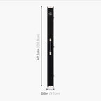 Baize Master Pro Line wide black 3/4 cue case Cue + Case