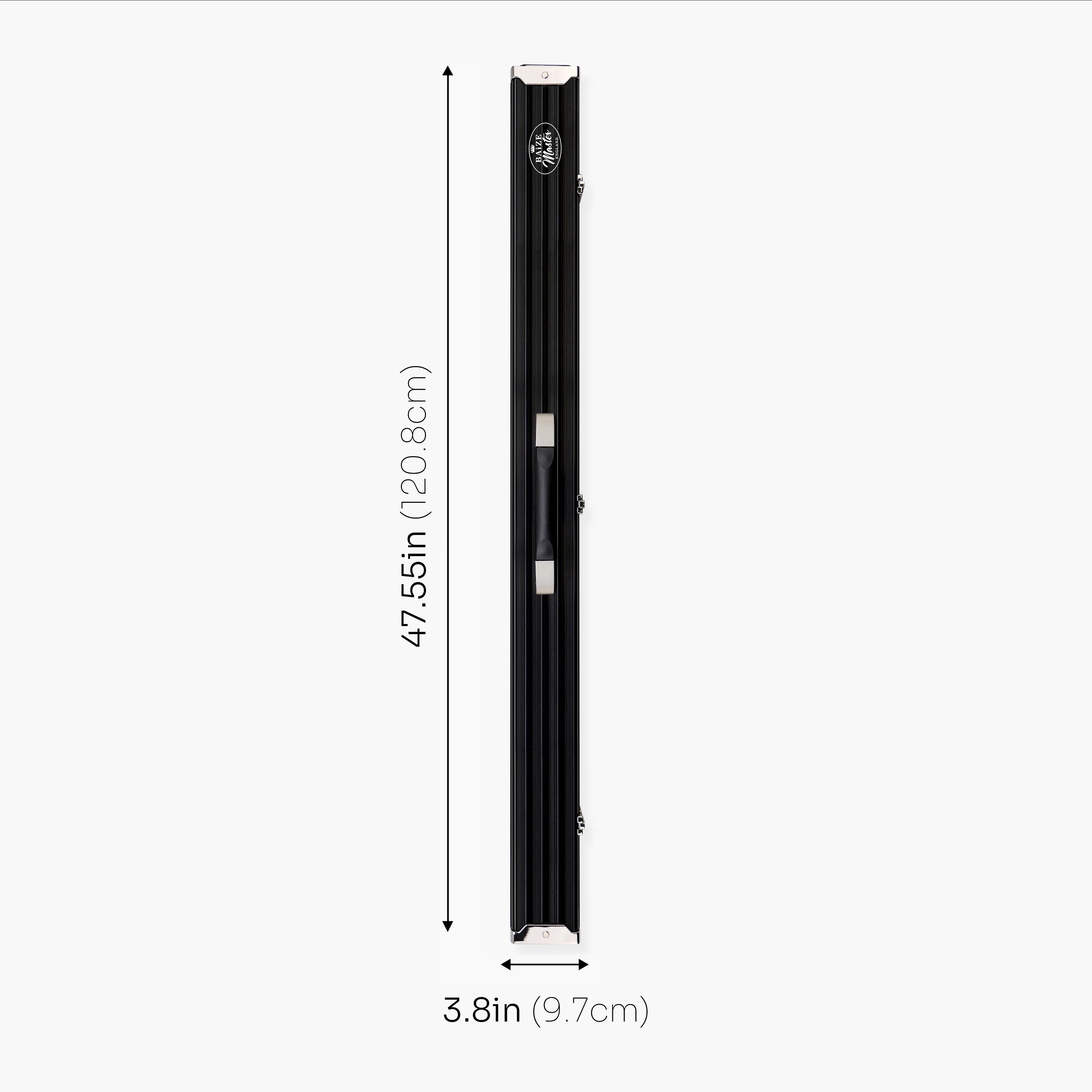 Baize Master Pro Line wide black 3/4 cue case Cue + Case