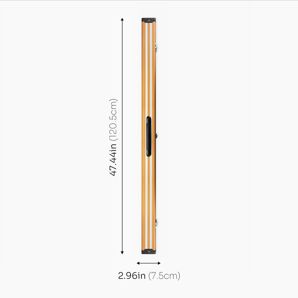Silver Stripe Pro aluminium 3/4 cue case