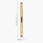 Silver Stripe Pro aluminium 3/4 cue case