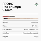 PRO147 Triumph 3/4 cue