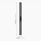 Silver Stripe Pro aluminium 3/4 cue case