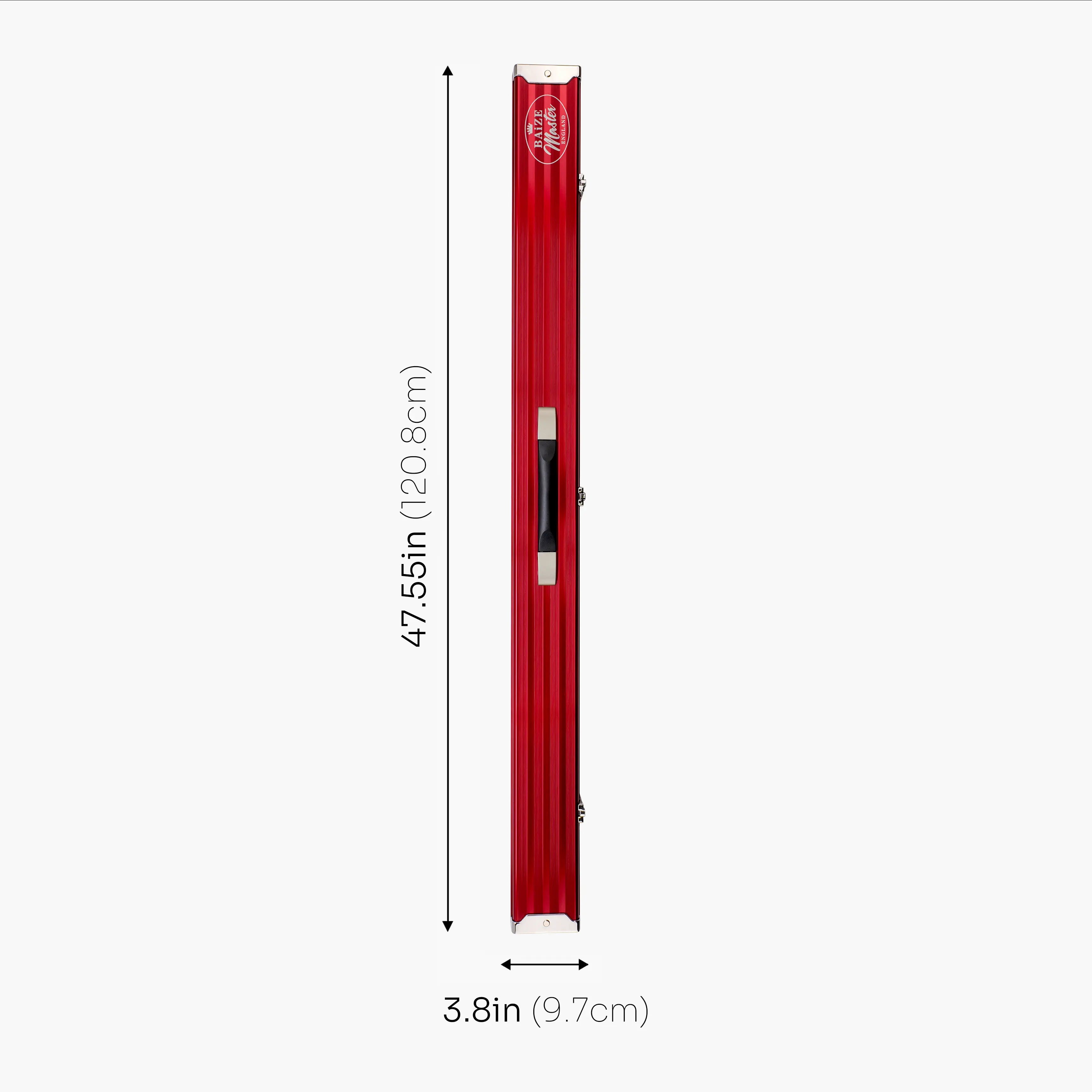 Baize Master Pro Line wide red 3/4 cue case Cue + Case