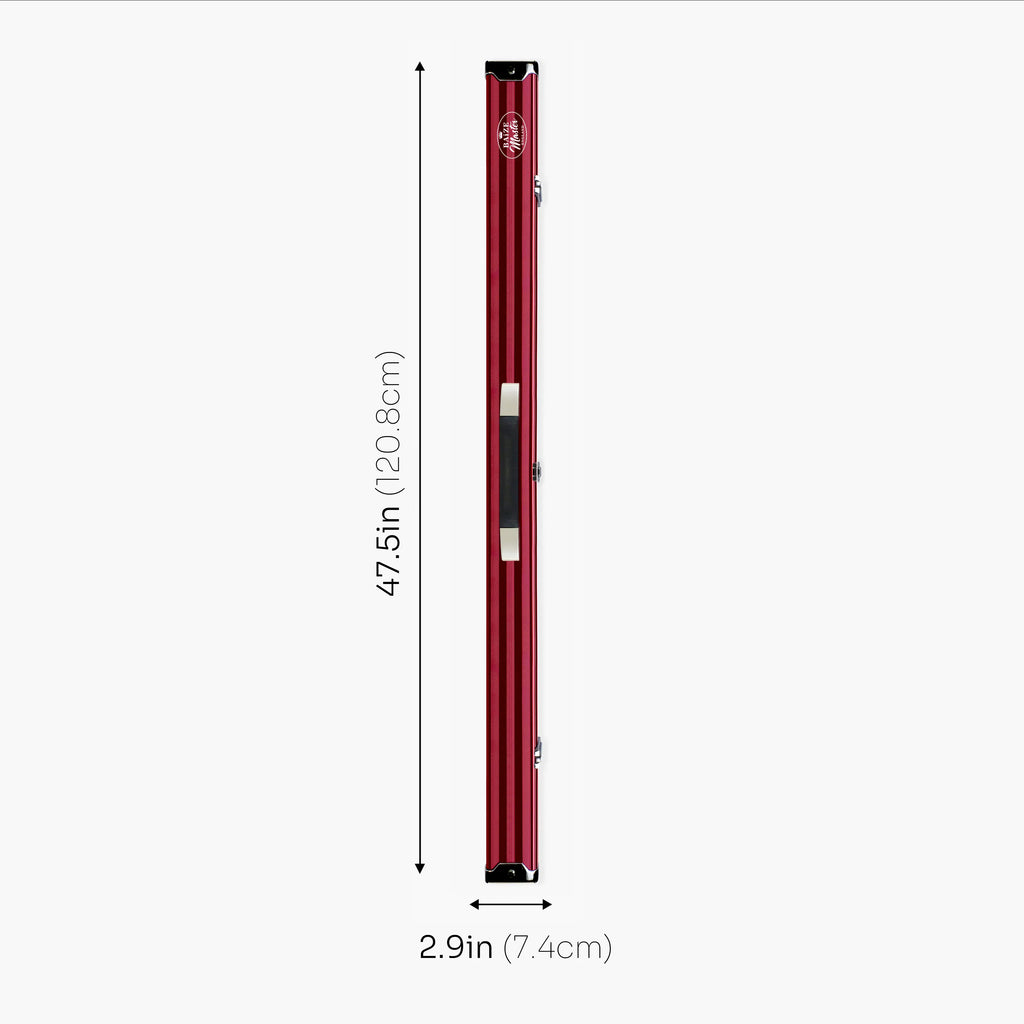 Baize Master Pro Line red 3/4 cue case Cue + Case