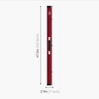 Baize Master Pro Line red 3/4 cue case Cue + Case