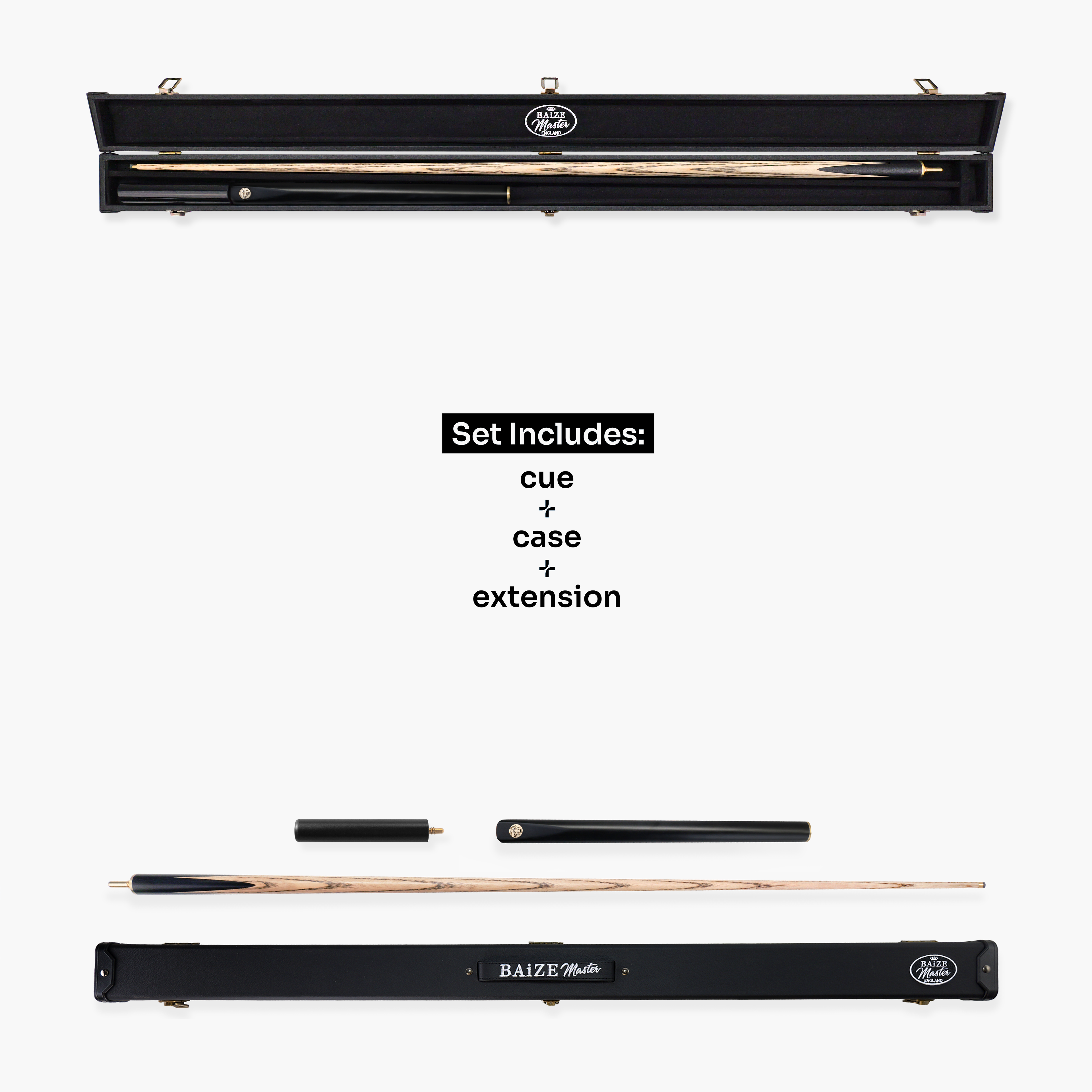 Baize Master Raven Marksman cue and case set Cue + Case
