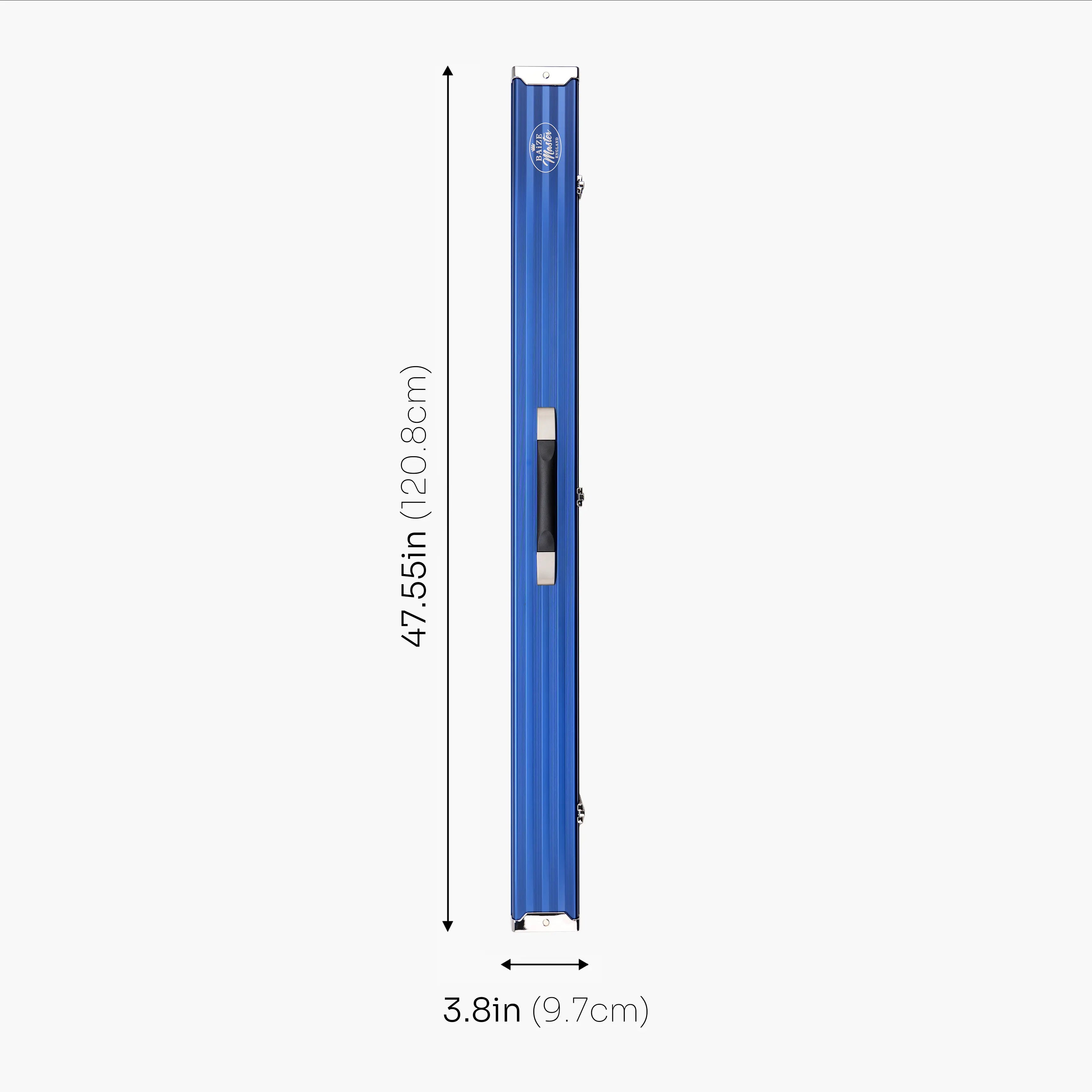 Baize Master Pro Line wide blue 3/4 cue case Cue + Case