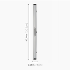 Silver Stripe Pro aluminium 3/4 cue case