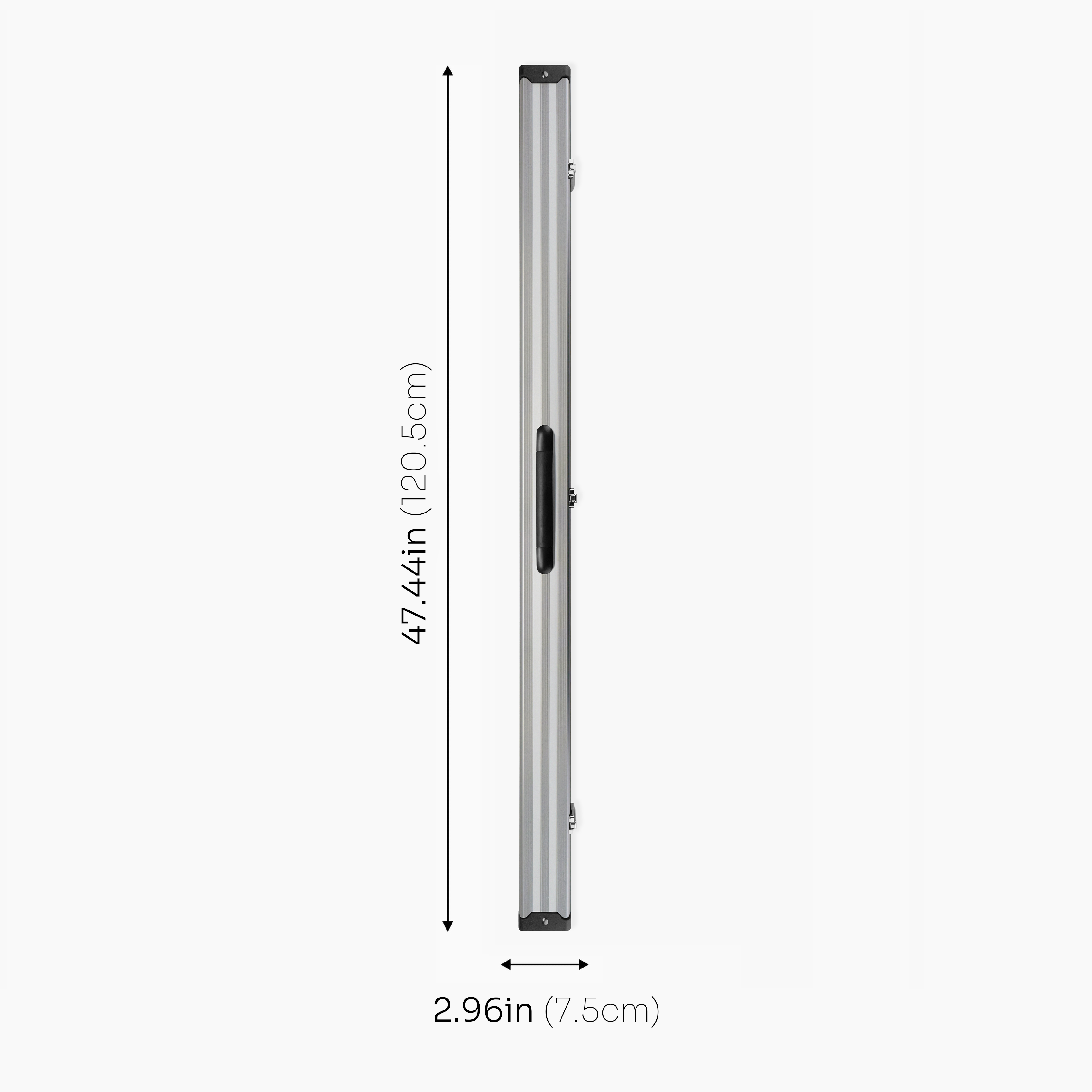 Silver Stripe Pro aluminium 3/4 cue case