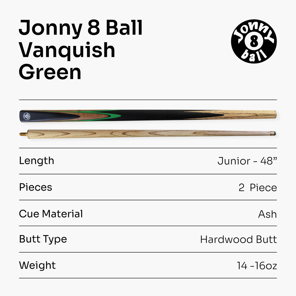 Jonny 8 Ball Vanquish 48-inch junior cue Cue + Case