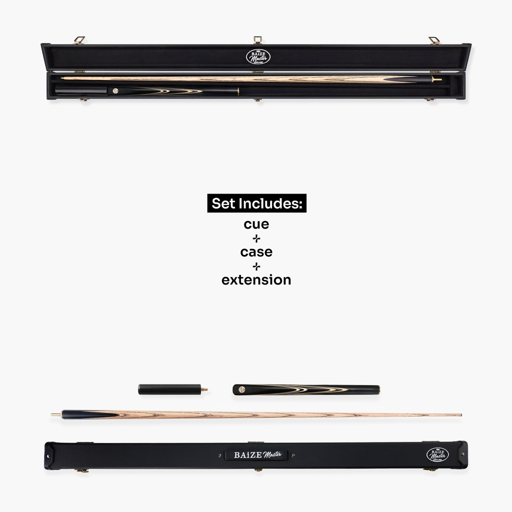 Baize Master Midnight Marksman 3/4 cue and case set Cue + Case