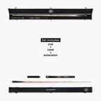 Baize Master Midnight Marksman 3/4 cue and case set Cue + Case