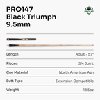 PRO147 Triumph 3/4 cue