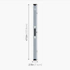 Baize Master Pro Line grey 3/4 cue case Cue + Case
