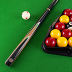 Baize Master Gold Series Green Flash 57-inch 3/4 pool cue Cue + Case