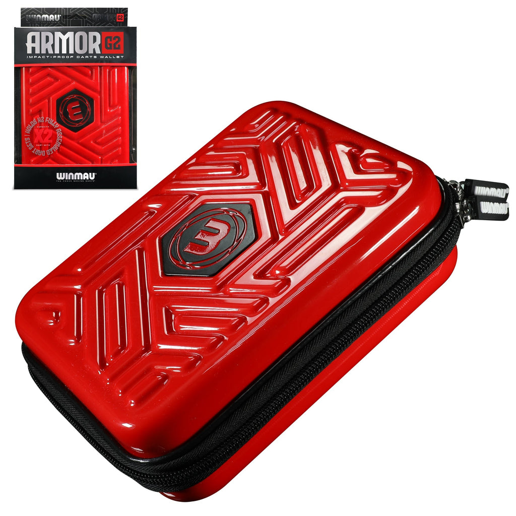 WINMAU Armor G2 Dart Wallet RED GW Darts