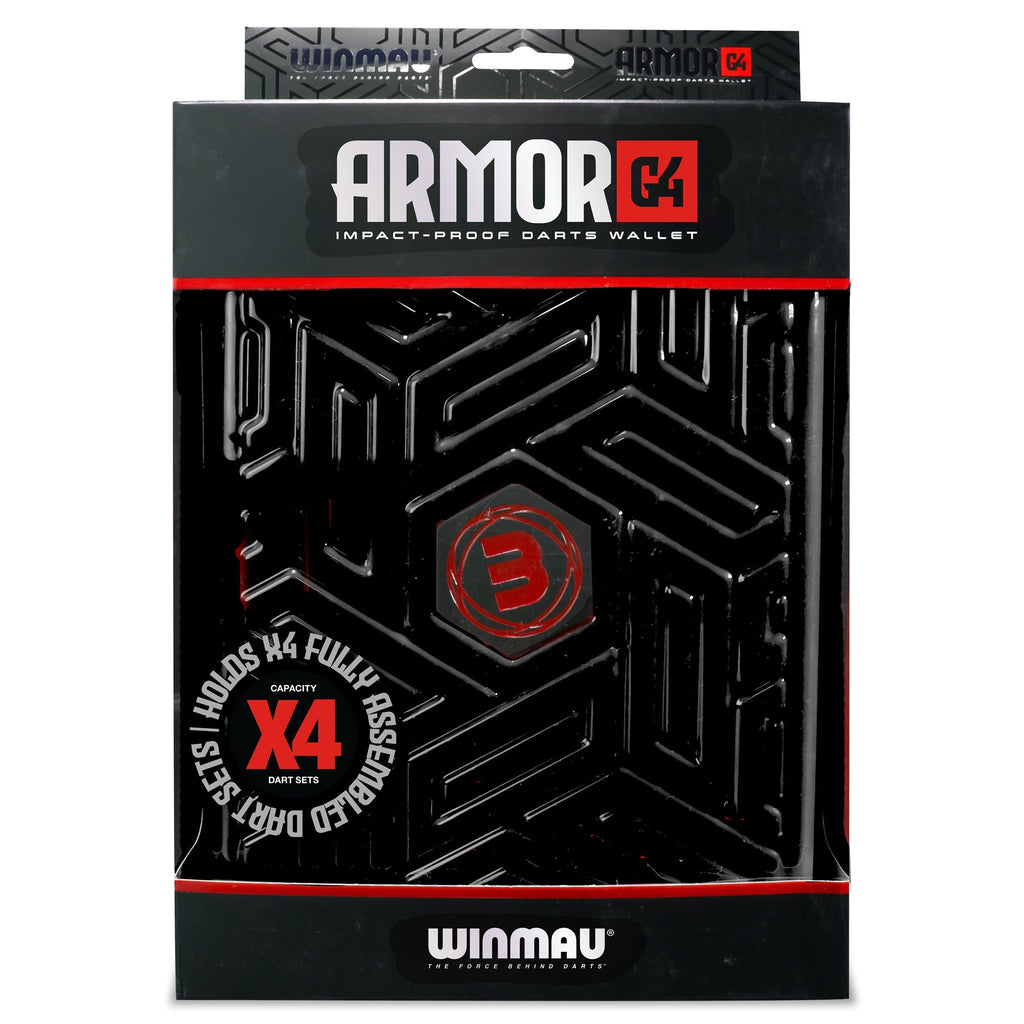 WINMAU Armor G4 Dart Wallet BLACK GW Darts