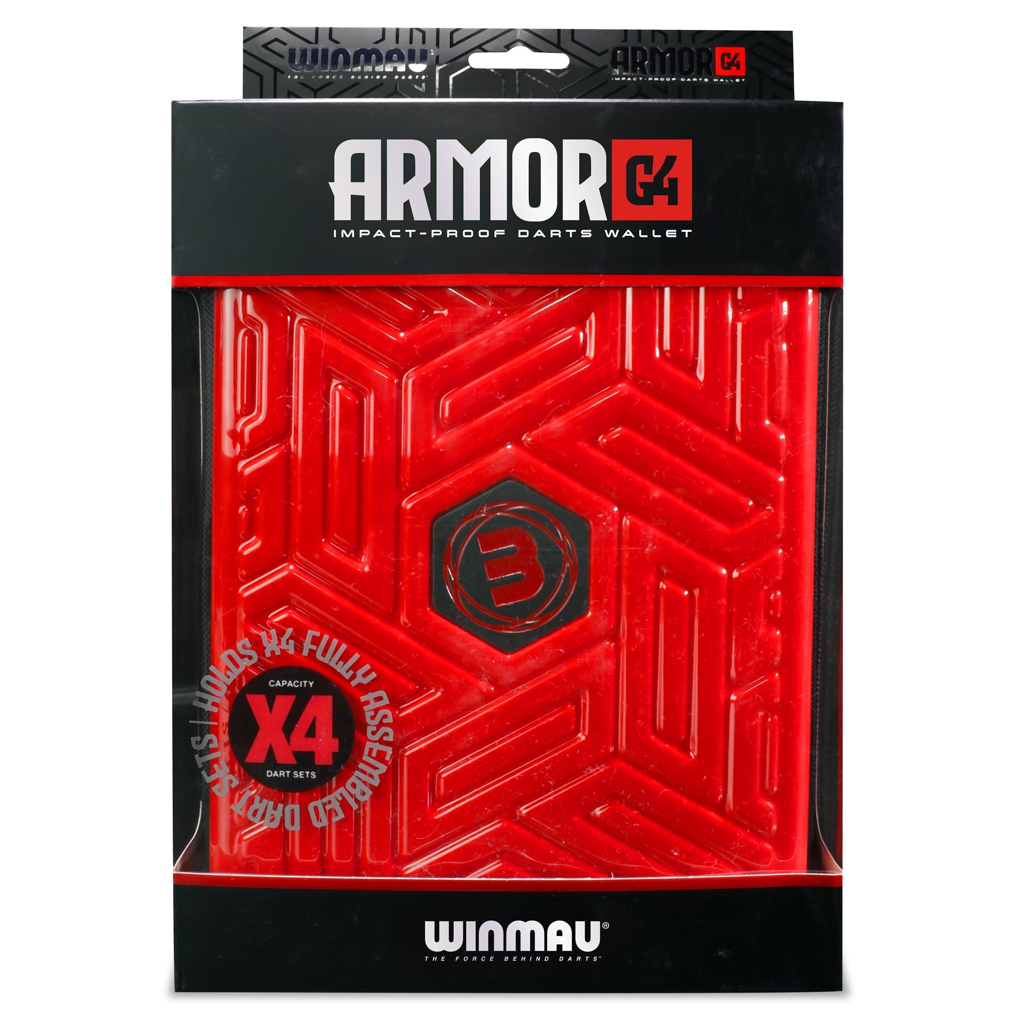 WINMAU Armor G4 Dart Wallet RED GW Darts