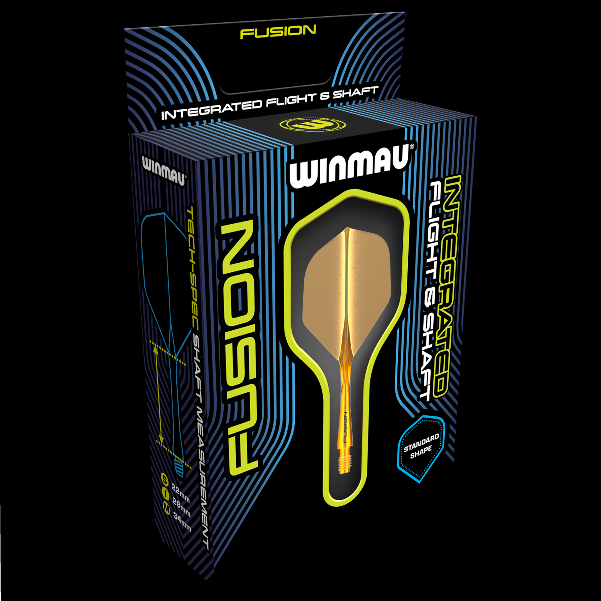 WINMAU Fusion Flight & Shaft Orange GW Darts