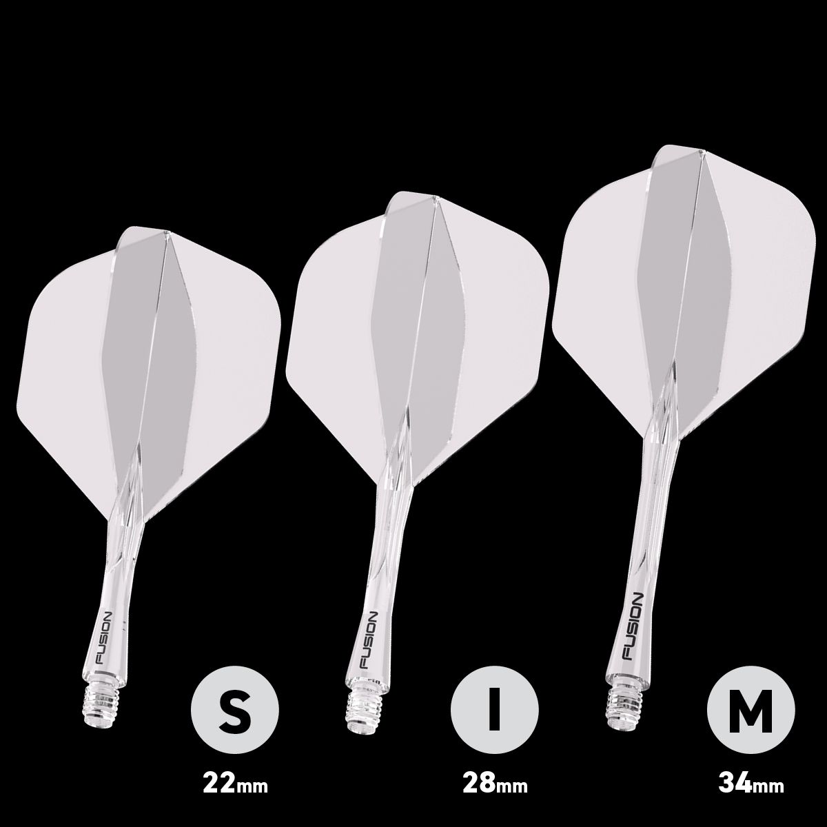 WINMAU Fusion Flight & Shaft Clear #6 GW Darts