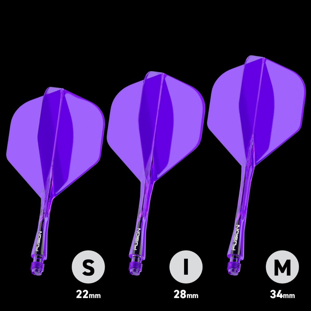 WINMAU Fusion Flight & Shaft Purple #2 GW Darts