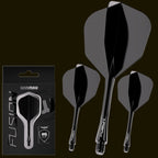 WINMAU Fusion Flight & Shaft Black #6 GW Darts