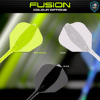 WINMAU Fusion Flight & Shaft Black #6 GW Darts