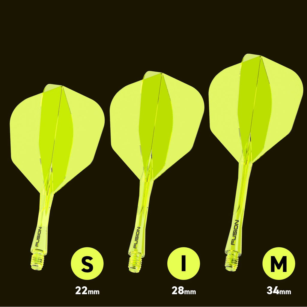 WINMAU Fusion Flight & Shaft Yellow #6 GW Darts