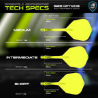 WINMAU Fusion Flight & Shaft Yellow #6 GW Darts