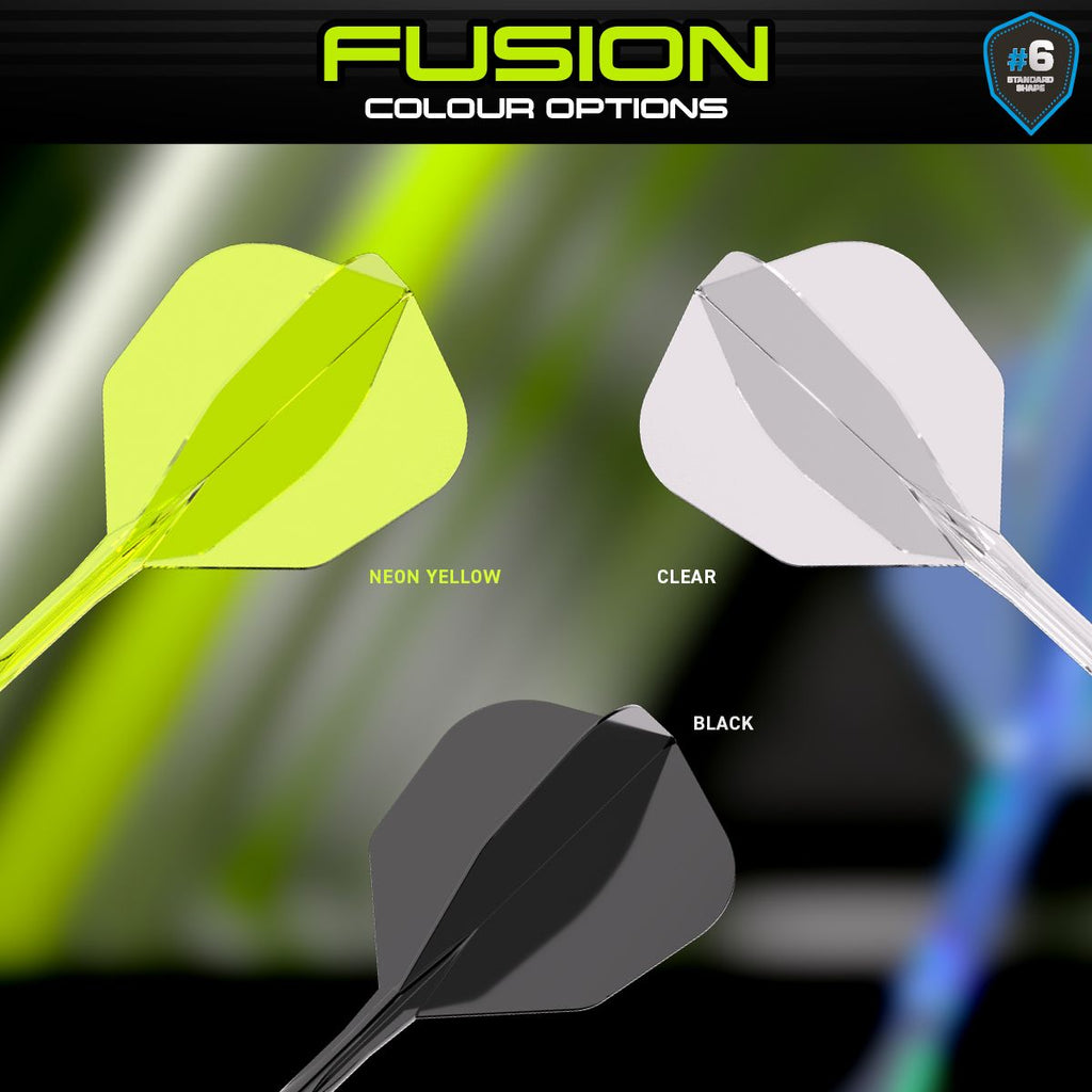 WINMAU Fusion Flight & Shaft Yellow #6 GW Darts